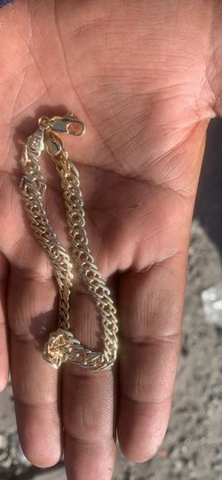 Real 18kt Gold Bracelet Stamped Italy 750