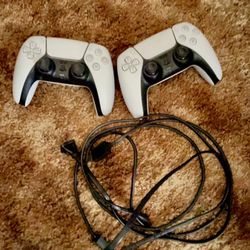 White PS5 DualSense Controller (Like New) – No Drift