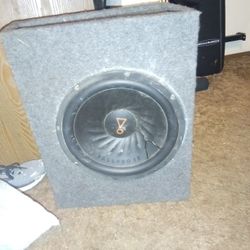 12" Sub With Custom Box Bass Pro 12