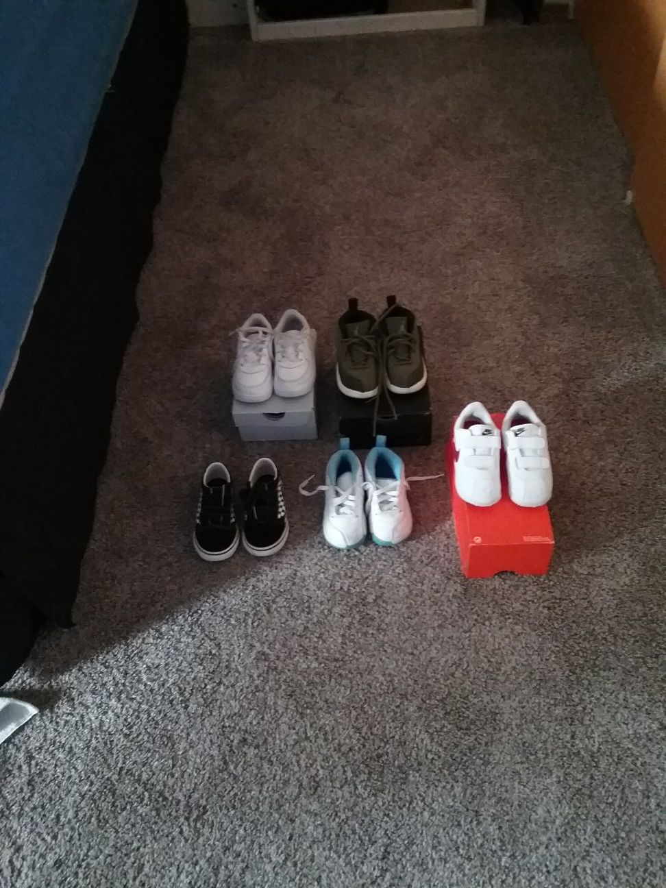 8C Jordan's, Air forcez, Vans & Cortez