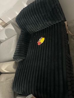 Black Corduroy Sofa