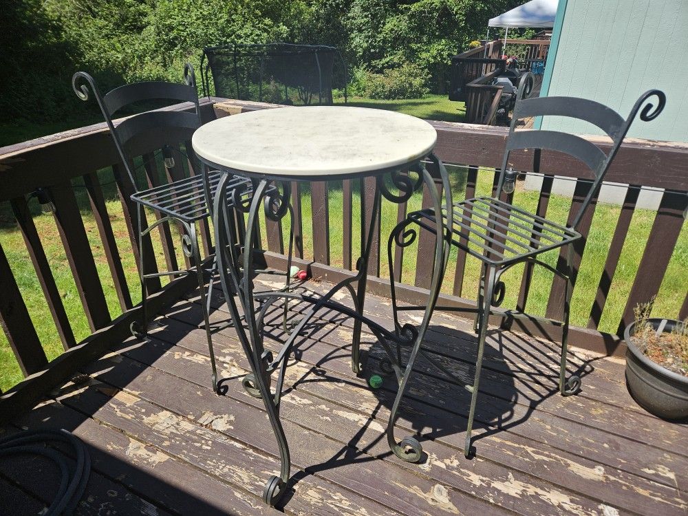 Wrought Iron Patio Set