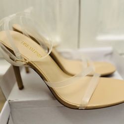 Clear Stiletto Heels