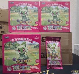 Gem Pack Badge Set Sealed Case 2026 Pokemon TCG S-Chinese Exclusive