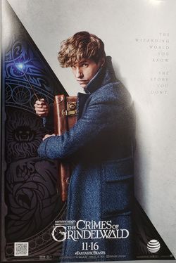Newton scamander, Harry Potter character, the crimes of grindelwald poster