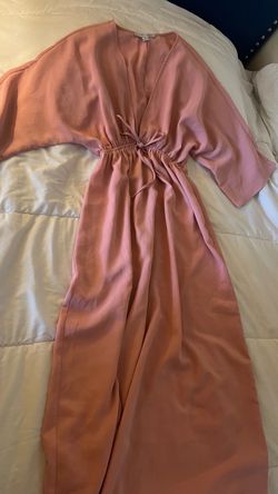 Pink maxi dress