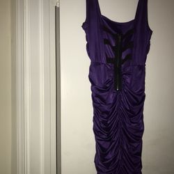 Purple club or going out dress size (s)