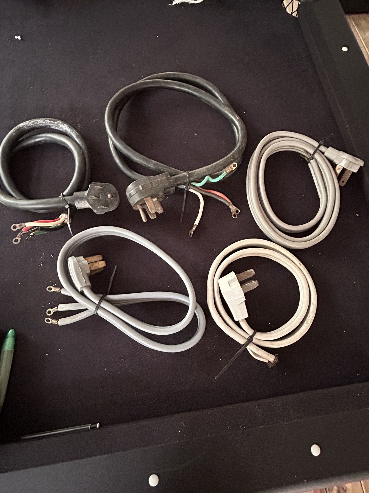 Refrigerator/Stove/Computer Power Cables