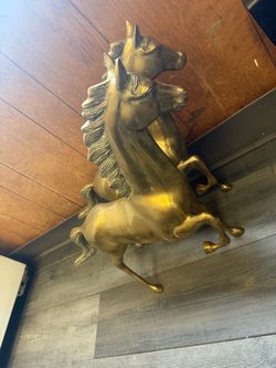 Antique brass horses make me an offer