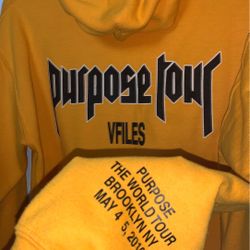 Justin Bieber purpose tour SECURITY hoodie (SIZE M)