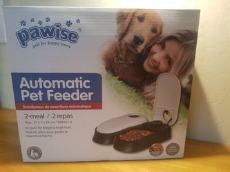 Automatic Pet Feeder Double Bowls