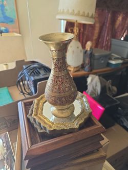 Brass vase