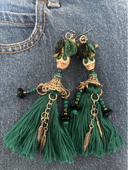 Dia de Los Muertos Katrina earrings