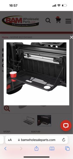 Jeep Wrangler JL Tailgate Table