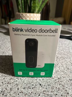 Blink Video Doorbell 2nd Gen + Sync Module Core – BRAND NEW