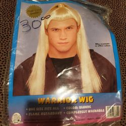 Male Blond Halloween wig. in Bag