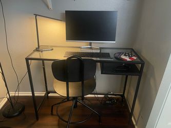 Desk with chair