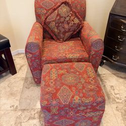 Chair and ottoman