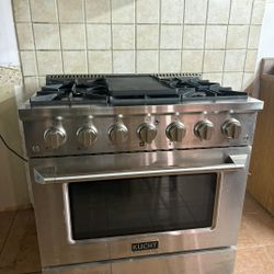 36 Inch 5.2 Cu. Ft KUCHT Propane/Gas Range