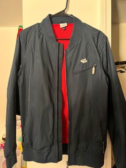 Le Shark Navy Bomber Jacket size small