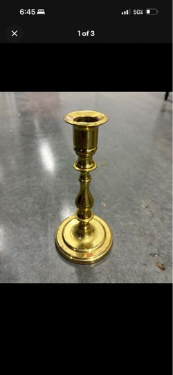 Brass Taper Candlestick Holder