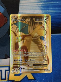 POKEMON Dragonite EX (Full Art) Ultra Rare XY - Evolutions 106/108 MINT