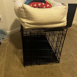 Dog Cage & Bed