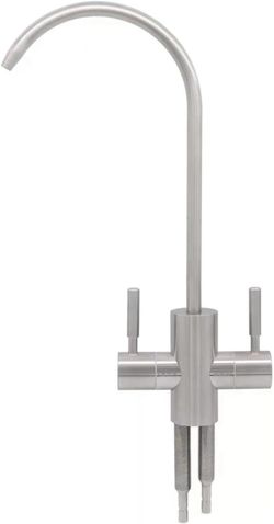 SYJIA 2-Way RO Drinking Water Faucet Dual Handle Stainless Steel Kitchen Filter