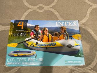 Intex explorer pro 400 4 person boat