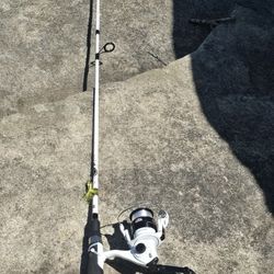 Fishing Pole With Line And Bait