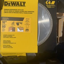 DEWALT 10-Inch 80T Fine Crosscut Blade