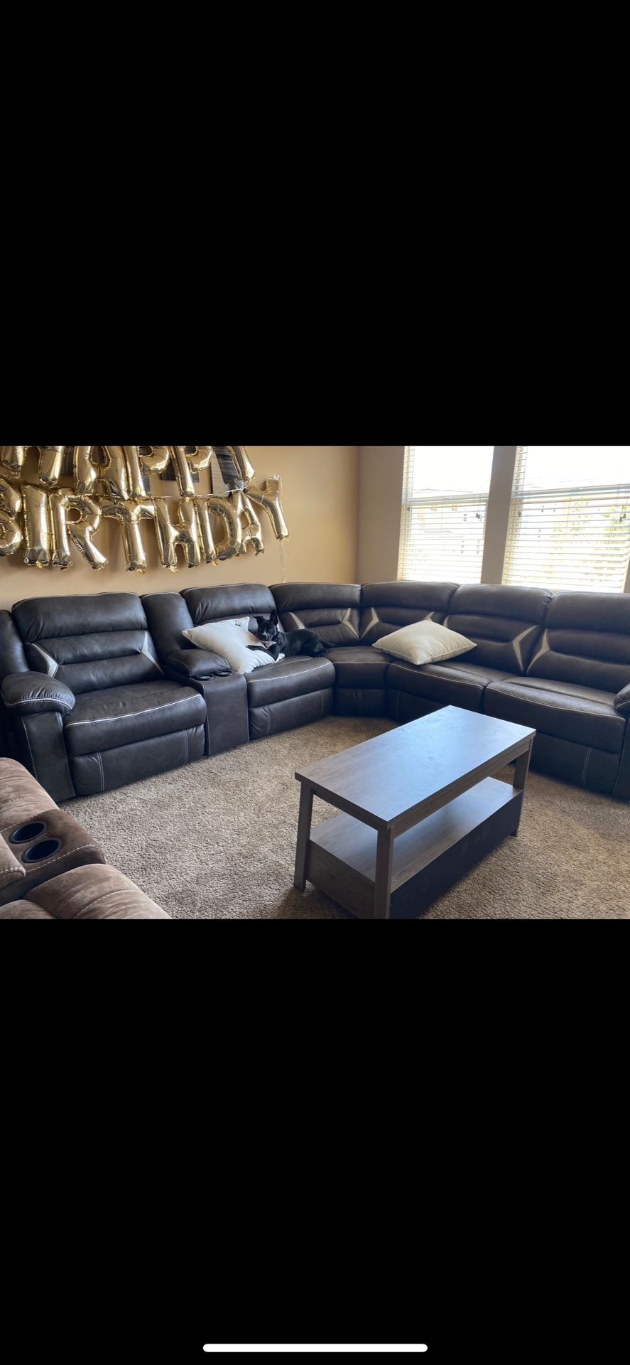 Electric 3 Piece Sectional Couch