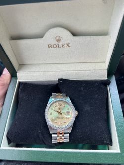 Rolex Datejust With Diamond Bezel 