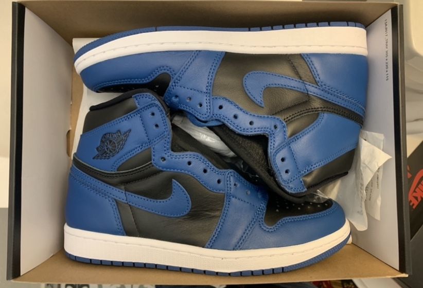 Ds Air Jordan Marina Blue 1s Size 8