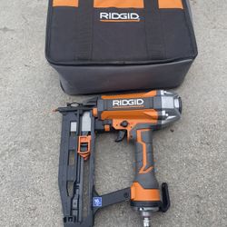 RIDGID 16-Gauge 2-1/2”Straight Finish Nailer 