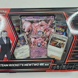 Team Rocket's MewTwo ex Box