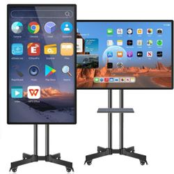 Smart Board, 49 Inch Digital Electronic Whiteboard with 8-Core CPU, Support 8K UHD Decoding, Smartboard for Classroom, Screen Mirroring for Live Strea