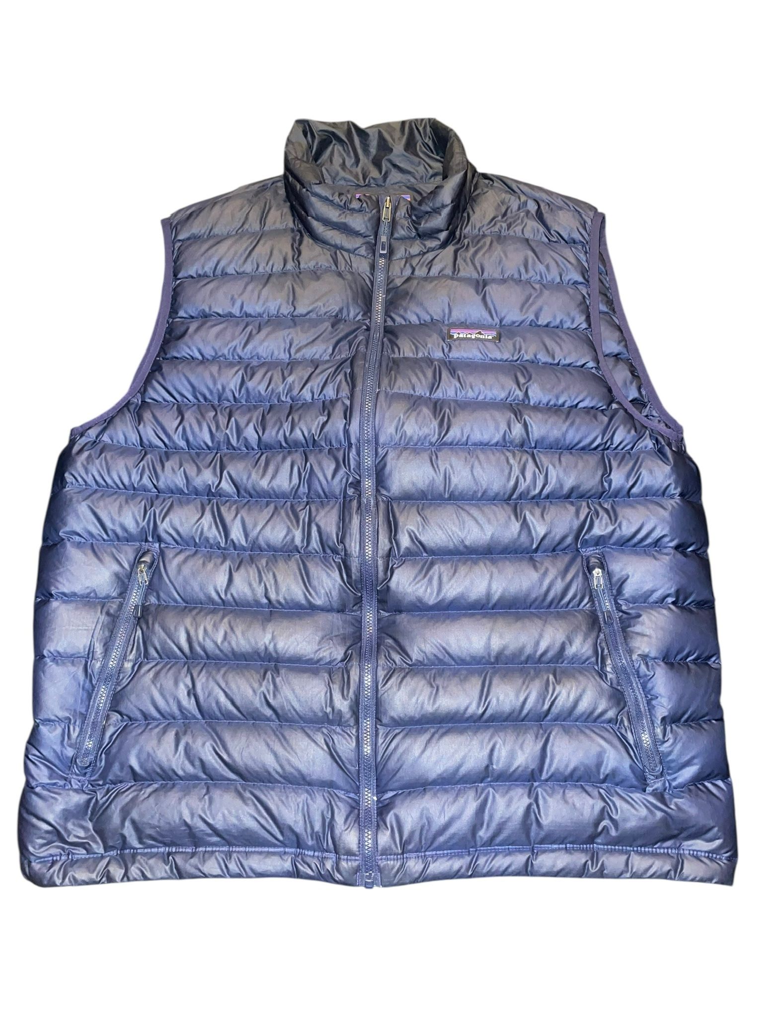 Patagonia Mens XL Blue Puffer Vest