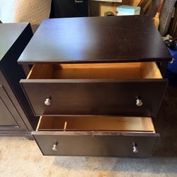 Wood File Cabinet