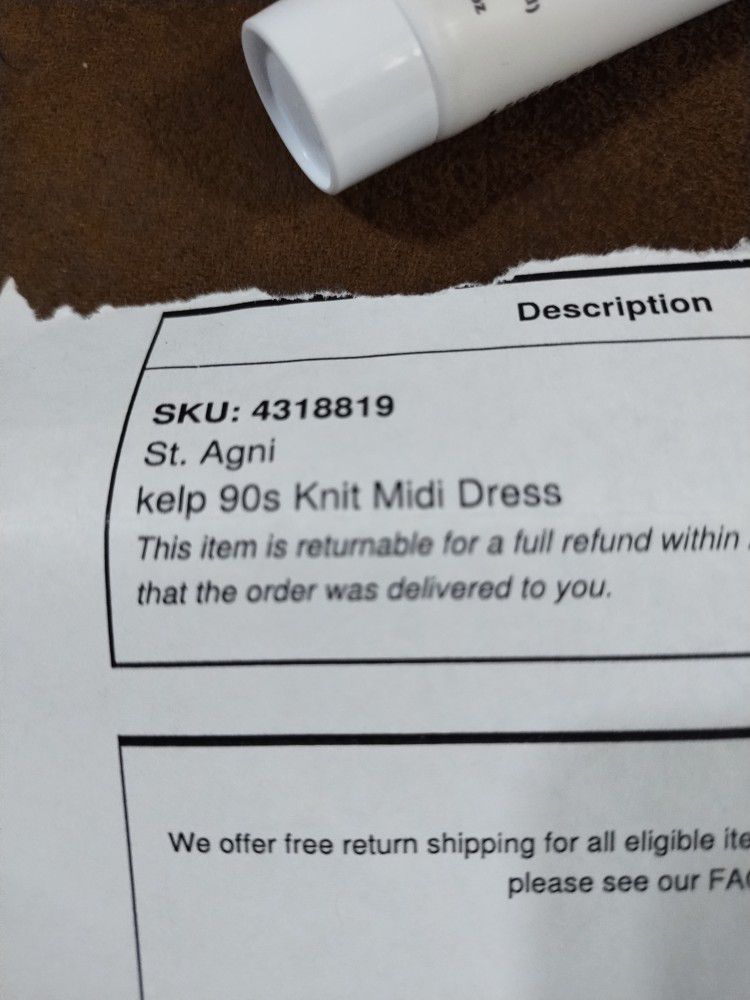 Kelp 90s Knit Midi Dress 