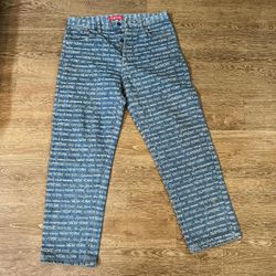 Supreme NY Multi Type Jacquard Regular Jean