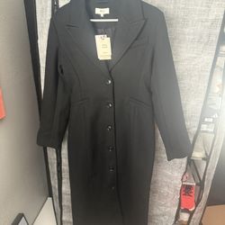 Black Trench Coat Wool