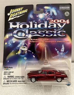 Vintage Johnny Lightning Holiday Classic 2004 Ornament ‘48 Tucker Torpedo