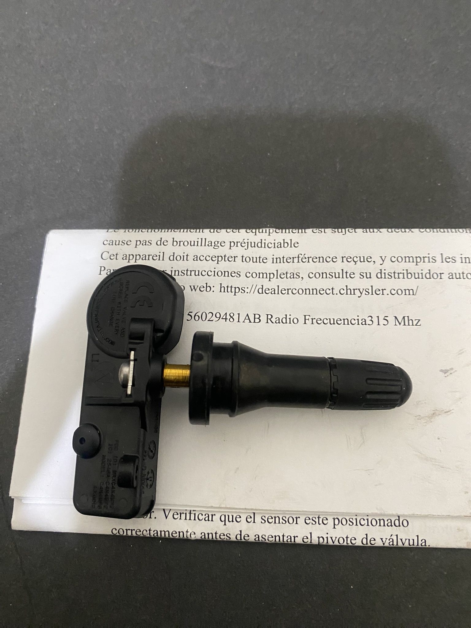 Tire Pressure Monitor Jeep Chrysler Dodge TPMS