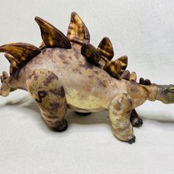 14” 1997 Jurassic Park Lost World Stegosaurus Plush Dinosaur Vinyl Head