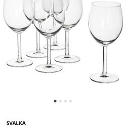 Ikea Svalka Champange glass.