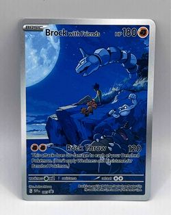 Non TCG Pokemon Brock with Friends Fan Art Card