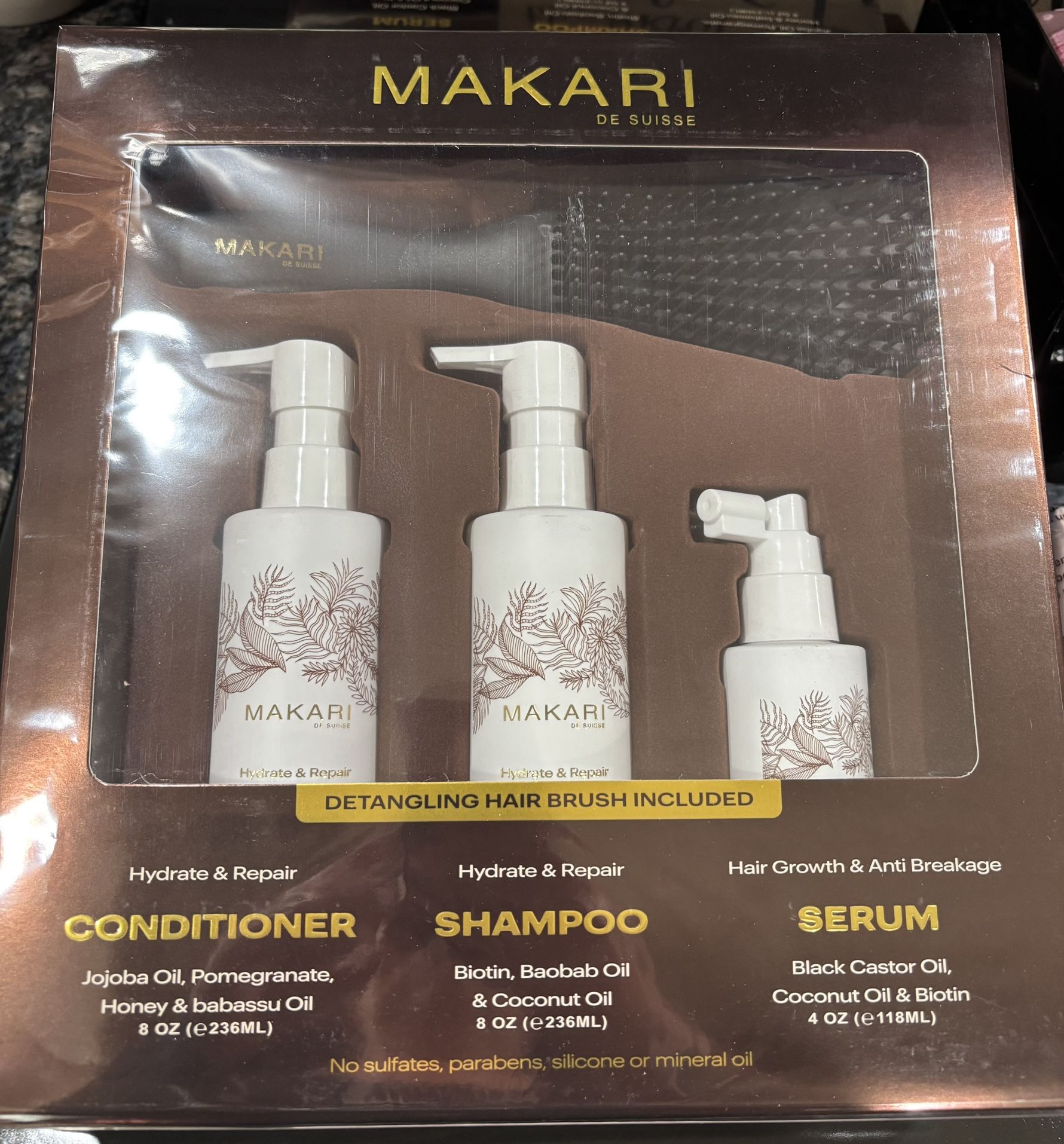 NEW MAKARI 4 PIECE HAIRCARE GIFT SET $25!!