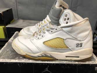 Air Jordan V White Metallic GS sz 5