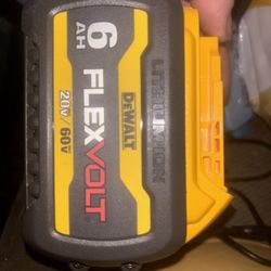 DEWALT FLEXVOLT 20V/60V  6.0AH